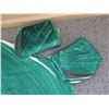 Image 8 : Qty 6 Green Leaf Folding Mats & 4 Rectangle Mats in Misc Colors