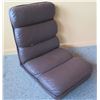 Image 1 : Folding Brown Cushioned Floor Chair