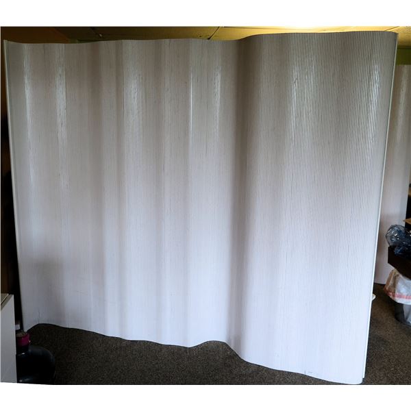 Qty 2 Roll-Up Ribbed Room Dividers