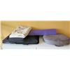 Image 1 : Cushioned Lap Desk, Lap Table w/ Case, Towel & Rolled Mat
