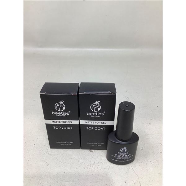 Beetles Gel Polish Matte Top Coat - 2 X 7.5ml