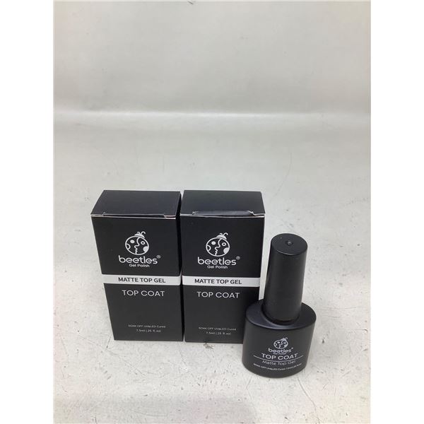 Beetles Gel Polish Matte Top Coat - 2 X 7.5ml