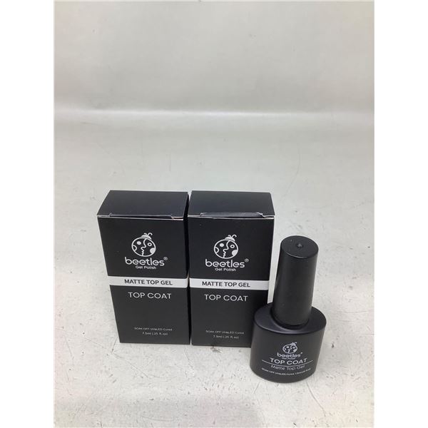 Beetles Gel Polish Matte Top Coat - 2 X 7.5ml