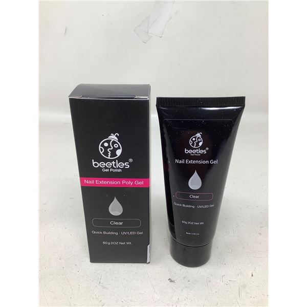 Beetles Gel Polish, Nail Extension Poly Gel - Clear - 60g