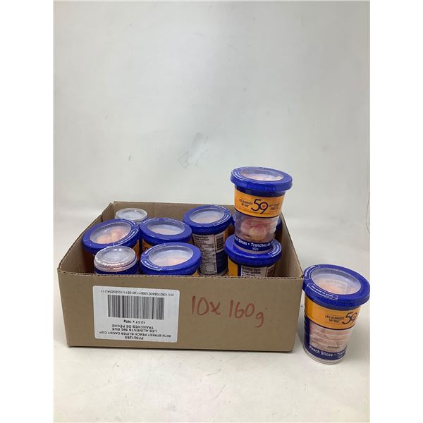 59 St - Peach Slices Candy Cup 10X 160g