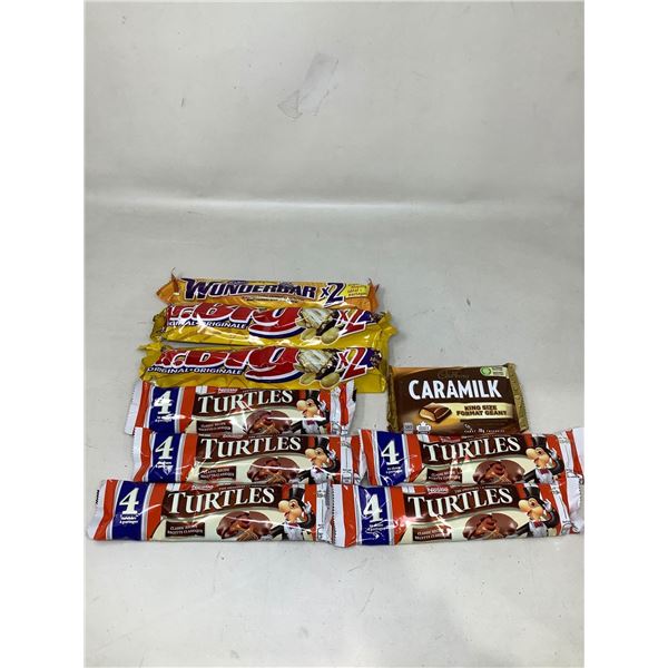 Assorted King Size Chocolate Bar Lot - X10