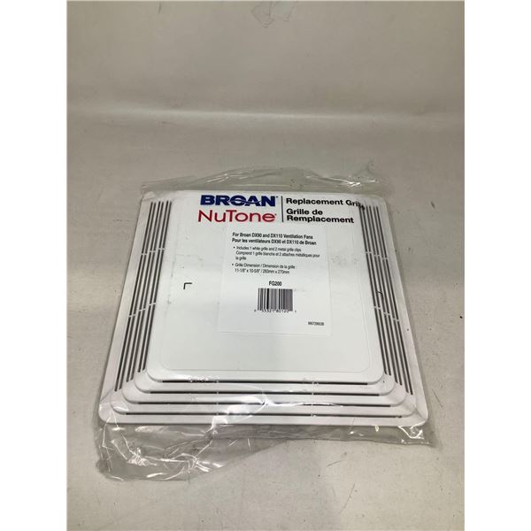 Broan DX90 & DX110 Replacement Grille