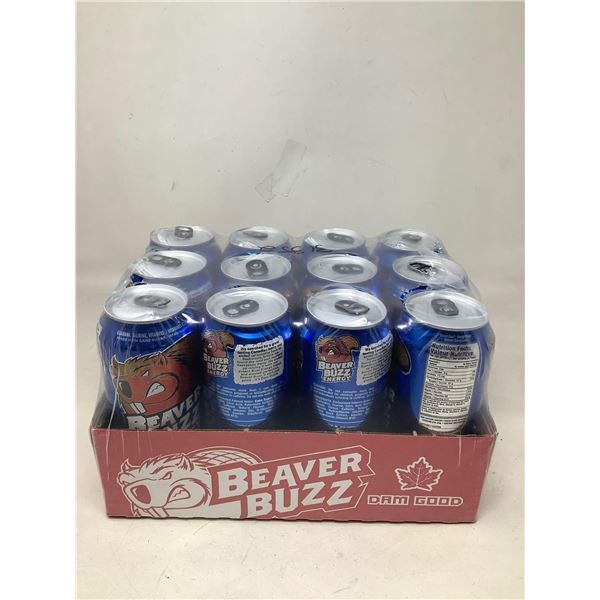 Beaver Buzz Energy Drink -  Saskatoon Berry Flavor 12X473ml