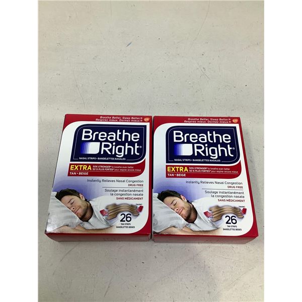 Breathe Right Extra Nasal Strips 2X26