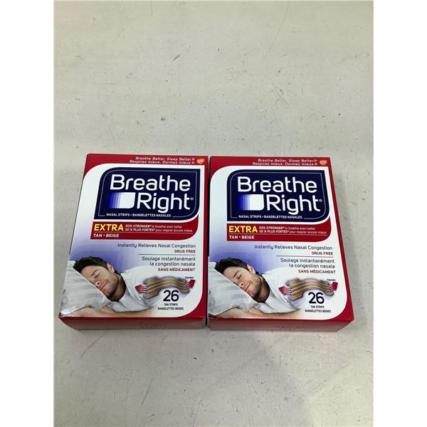 Breathe Right Extra Nasal Strips 2X26