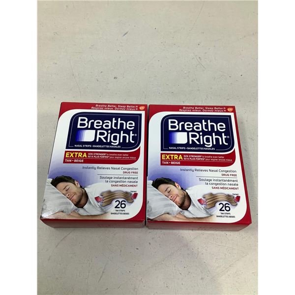 Breathe Right Extra Nasal Strips 2X26