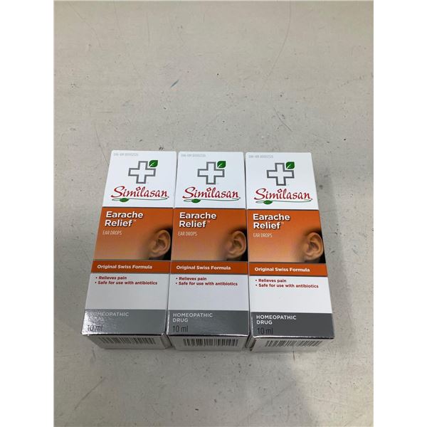 Similasan Earache Relief Ear Drops 3X10ml