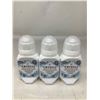 Image 1 : Crystal Mineral Deodorant Roll On - Unscented 3X60ml