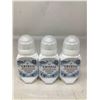 Image 1 : Crystal Mineral Deodorant Roll On - Unscented 3X60ml