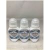 Image 1 : Crystal Mineral Deodorant Roll On - Unscented 3X60ml