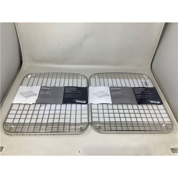 Kohler Stainless Steel Sink Racks X2