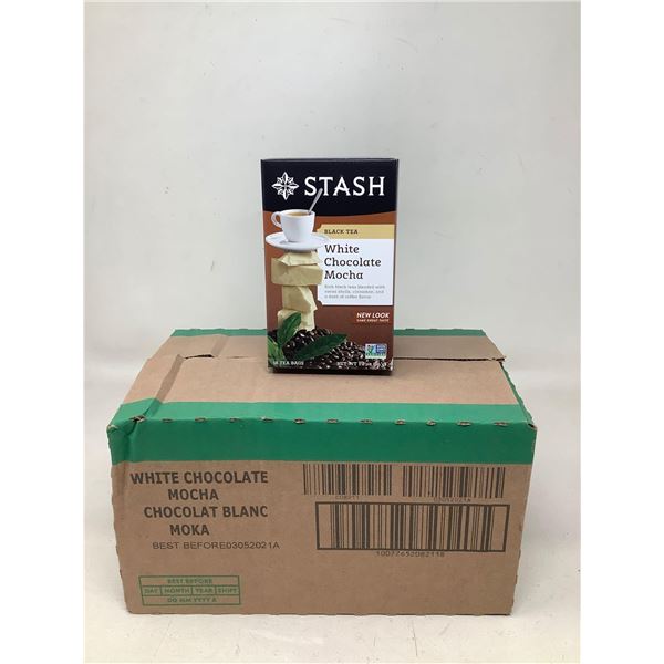 Stash White Chocolate Mocha Black Tea  6X18 Bags