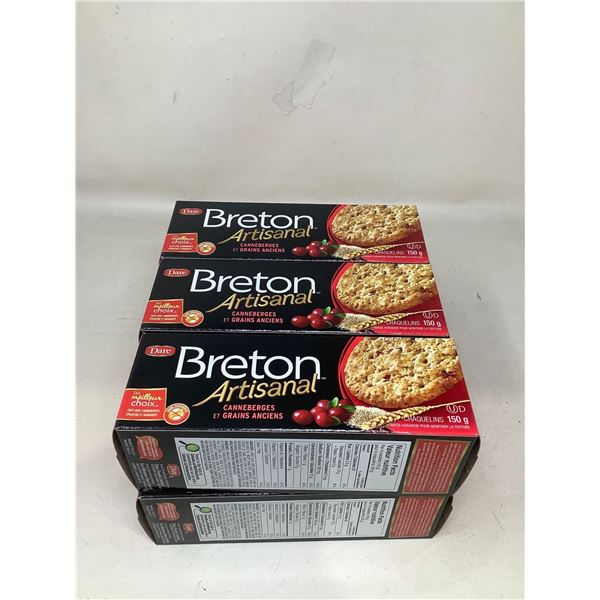 Breton Artisanal Cranberry & Ancient Grains Crackers 6X150g