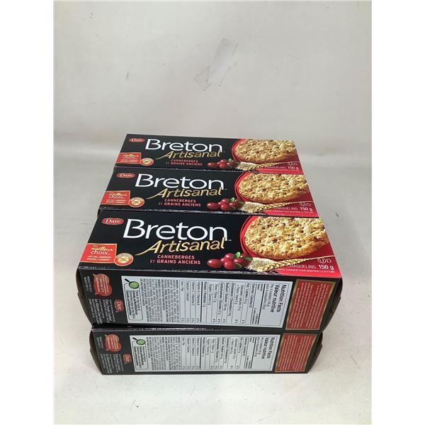 Breton Artisanal Cranberry & Ancient Grains Crackers 6X150g