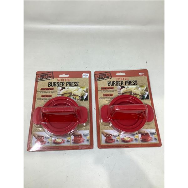 Just Grillin' Stuffed Burger Press X2