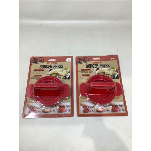 Just Grillin' Stuffed Burger Press X2