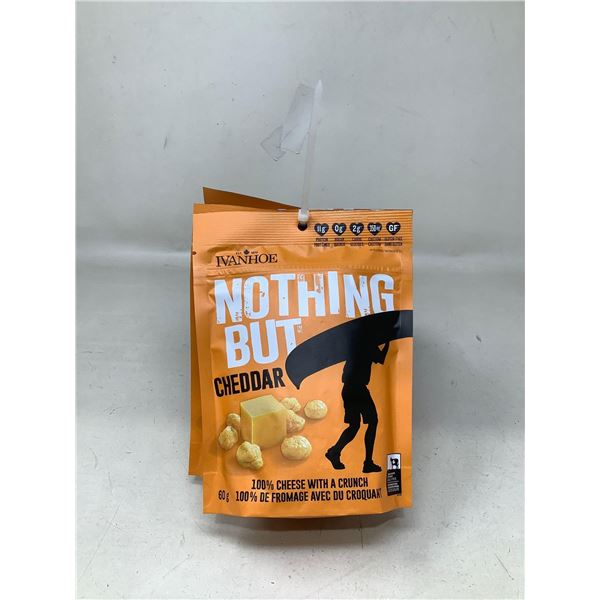 Ivanhoe Nothing But Cheddar Crunchy Cheese Snacks 6X60g