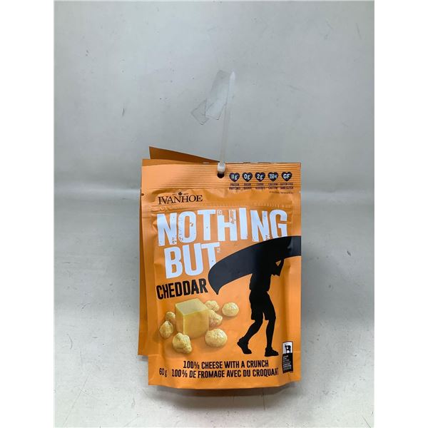 Ivanhoe Nothing But Cheddar Crunchy Cheese Snacks 6X60g
