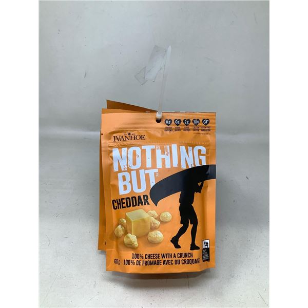Ivanhoe Nothing But Cheddar Crunchy Cheese Snacks 6X60g