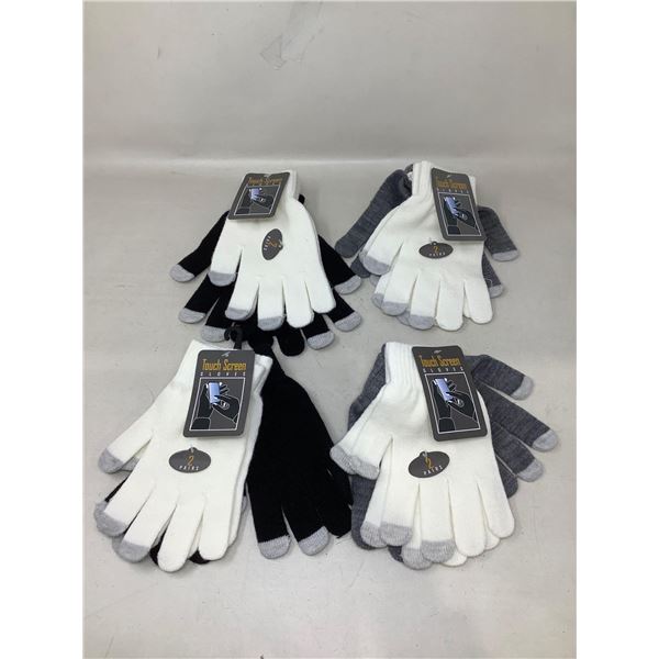 Touch Screen Gloves 4X2pk