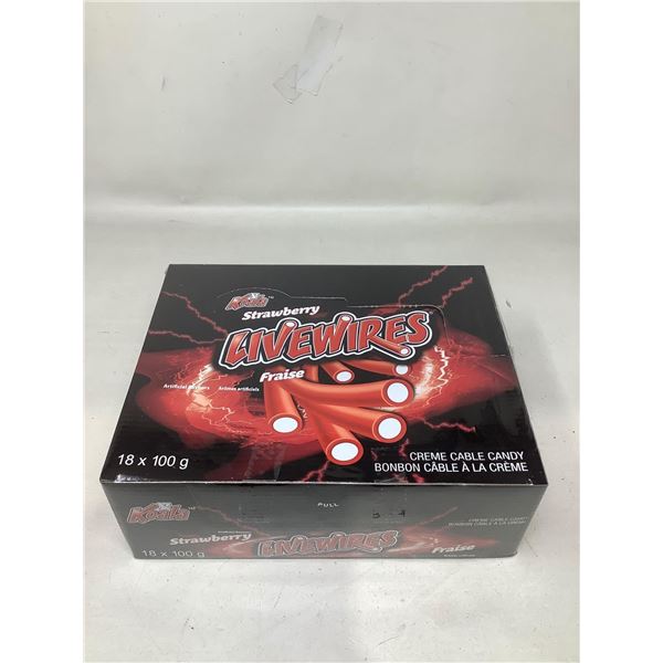 Koala Strawberry Livewires Cable Candy 18X100g