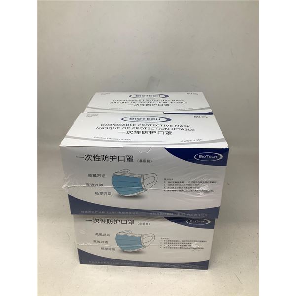Biotech Disposable Face Masks 4X50pk