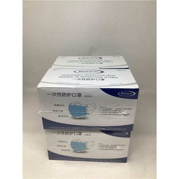 Biotech Disposable Face Masks 4X50pk