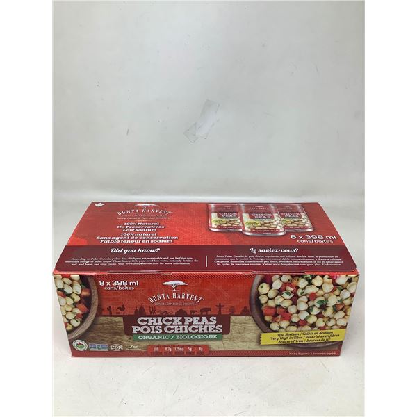 Dunya Harvest, Organic Chickpeas 8X398ml