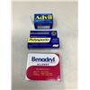 Image 1 : Advil, Polysporin & Benadryl Lot