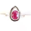 Image 1 : Silver Ruby(1ct) Ring (~Size 7)(Ring is resizable for $40) (~weight 3.05g), Suggested Retail Value $
