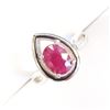 Image 2 : Silver Ruby(1ct) Ring (~Size 7)(Ring is resizable for $40) (~weight 3.05g), Suggested Retail Value $
