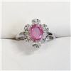 Image 1 : Silver Ruby(1ct) Ring (~Size 7)(Ring is resizable for $40) (~weight 3.52g), Suggested Retail Value $