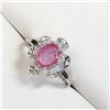Image 2 : Silver Ruby(1ct) Ring (~Size 7)(Ring is resizable for $40) (~weight 3.52g), Suggested Retail Value $