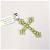 Image 3 : Silver Peridot(3.4ct) Pendant, Suggested Retail Value $200