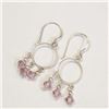 Image 3 : Silver Amethyst Earrings, Suggested Retail Value $100