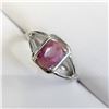 Image 3 : Silver Ruby(1.6ct) Ring (~Size 7)(Ring is resizable for $40) (~weight 3.55g), Suggested Retail Value