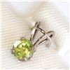 Image 2 : Silver Peridot(0.3ct) Pendant, Suggested Retail Value $60