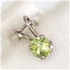 Image 3 : Silver Peridot(0.3ct) Pendant, Suggested Retail Value $60