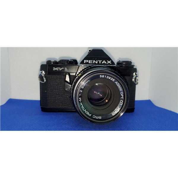 Pentax MV1 35mm Camera with Pentax - M 1:2/50 Lens