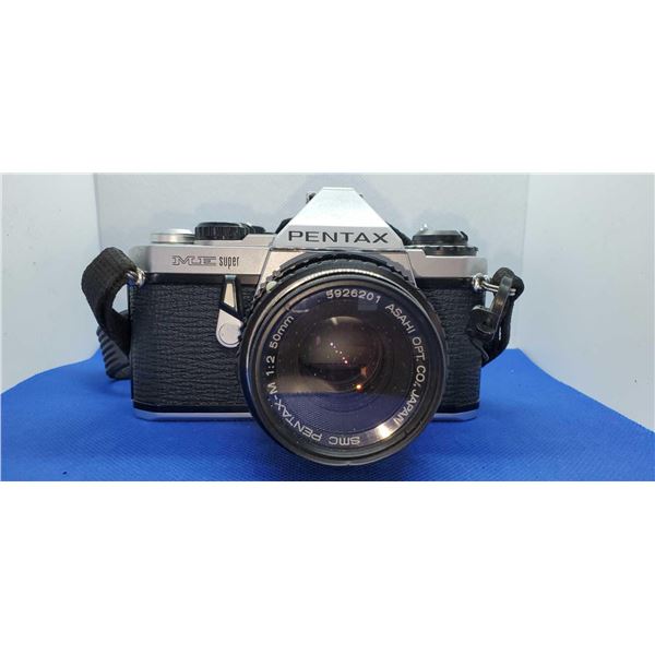 Pentax ME Super 35mm Camera with Pentax-M 1:2/50mm Lens