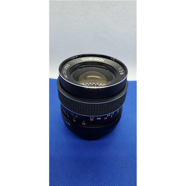 Dimension 1:2.8 f=35mm lens
