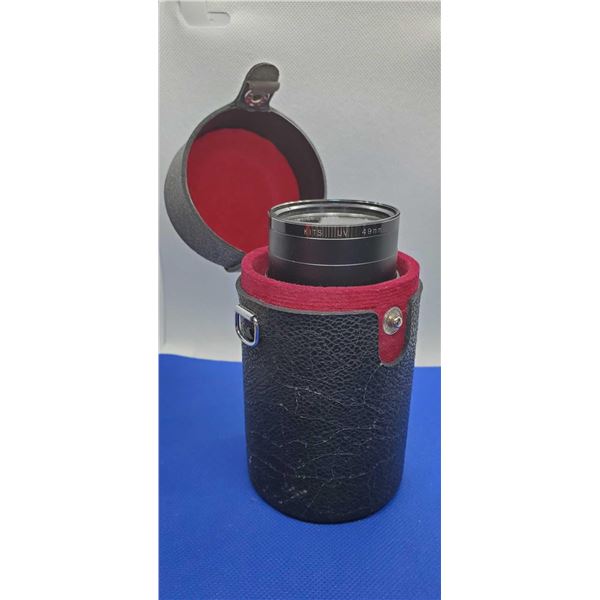 Asahi 1:3.5 35mm Camera Lens with Storage Case