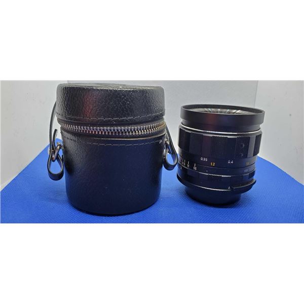 Sears 1:2.8 28mm  Camera Lens with Storage Case