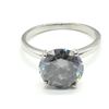 Image 3 : Silver Certified Grey Moissanite (Round 9.5 Mm)(3.4ct) Rhodium Plated Test And Looks Better Than Dia