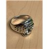 Image 5 : Mens Biker Silver Skull Ring size 10 - ghost rider